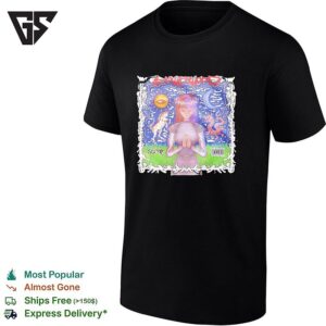Slaughblood Praying Woman With Unicorn And Dragon Parental Advisory Poster T-Shirt