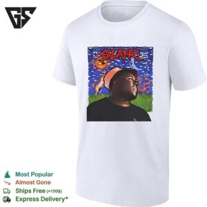 Slayr Man Portrait Illustration Under Glowing Sun And Moon Eye Graphic T-Shirt
