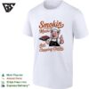 Smokin Meats And Clapping Cheeks Pig Chef Bbq Script Lettering Graphic T-Shirt