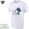Snoopy And Woodstock Holding New York Knicks Flags To Cheer T-Shirt