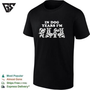 Snoopy Posing In Dog Years I’m Dead T-Shirt