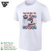 Snoopy You Look Like The 4th Of July Cartoon Beagle Hot Dog Humor T-Shirt