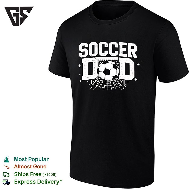 Soccer Dad Goal Net Ball Bold Text T-Shirt Soccer Dad Goal Net Ball Bold Text T-Shirt
