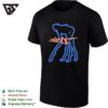 Solaris Blue Humanoid Figure Sci-Fi Dark Abstract Graphic T-Shirt