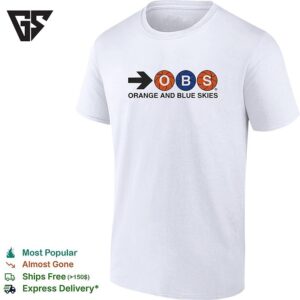 Spike Lee Orange And Blue Skies 2026 NBA Finals Game 2 T-Shirt