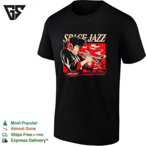 Spike Spiegel Cowboy Bebop Space Jazz See You Stereo Audio 1998 Jazz Soundtrack T-Shirt