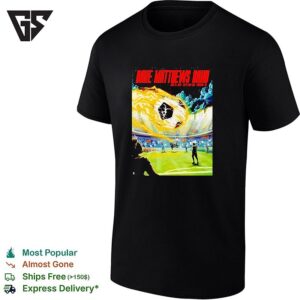 Stadium Concert Fireball Soccer Field Sci-Fi Retro Band Poster Version Two T-Shirt