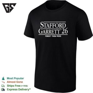 Stafford Garrett 26 Forget Them Picks Matthew Stafford Jason Garrett Nflpa T-Shirt