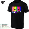 Stand By Love Television Color Bars Retro Media Broadcast Aesthetics Print T-Shirt