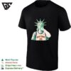 Statue Of Liberty As New York Knicks Player Number 11 Smoking Gesture Graphic T-Shirt