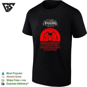 Stranger Things Never Go Alone Halloween Horror Nights Universal Studios T-Shirt