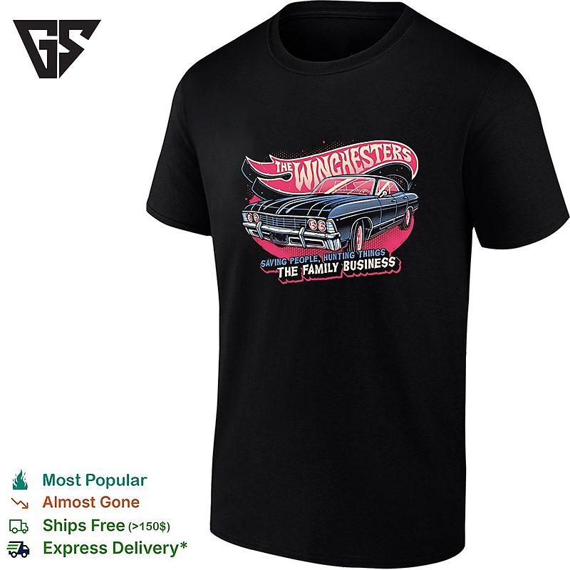 Supernatural The Winghesters Saving People Hunting Things The Family Business T-Shirt Supernatural The Winghesters Saving People Hunting Things The Family Business T-Shirt