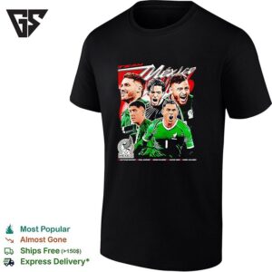 Team Mexico Soccer National Players Graphic Bold T-Shirt