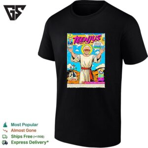 Teenjus Comic Book Parody Humor Graphic T-Shirt