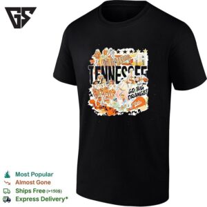 Tennessee Go Big Orange Football Collage T-Shirt