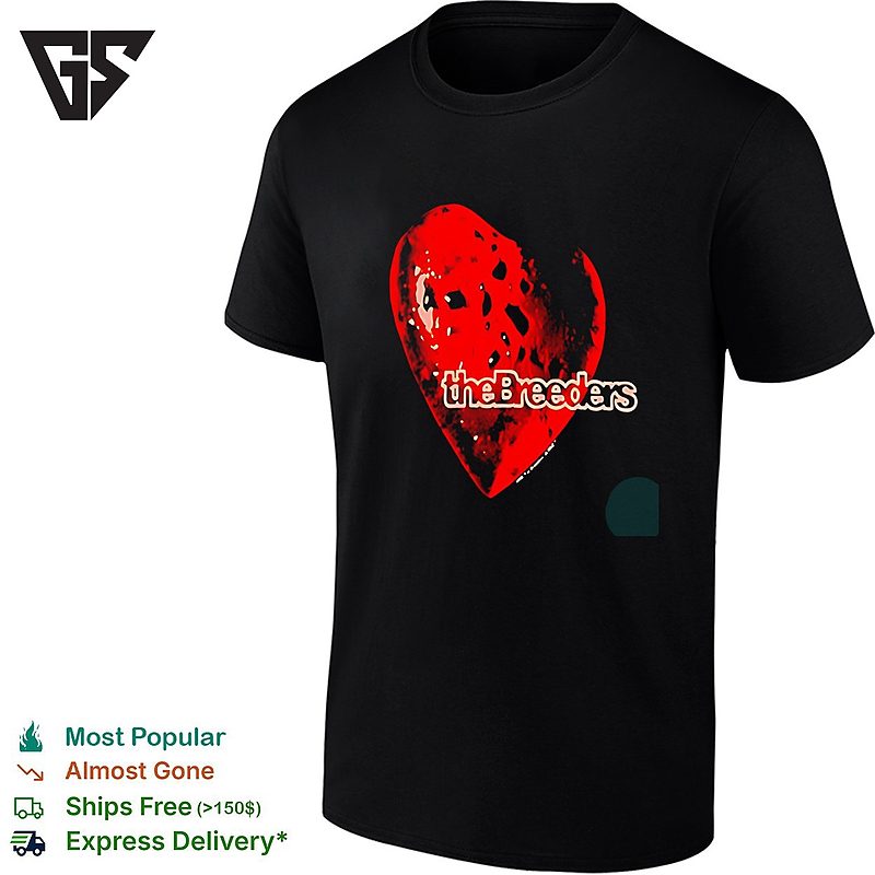 The Breeders Heart Symbol Logo Rock Band Music Retro T-Shirt The Breeders Heart Symbol Logo Rock Band Music Retro T-Shirt
