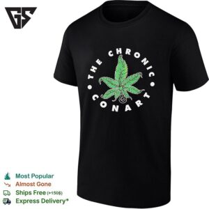 The Chronic Conart Cannabis Leaf Circle Logo T-Shirt