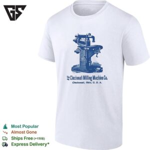 The Cincinnati Milling Machine Co Ohio Vintage Industrial Poster T-Shirt