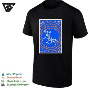 The Deths 2026 US Tour Cities Poster T-Shirt