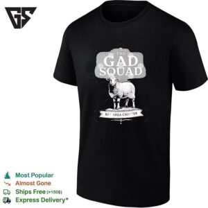 The Gad Squad Bay Area Chapter Sheep Vintage Engraving Badge Art T-Shirt