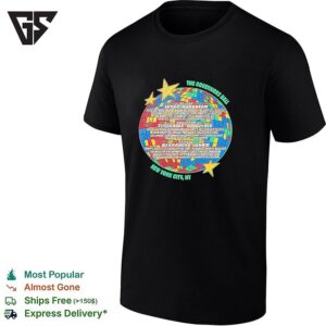 The Governors Ball Music Festival Lineup Lorde A$ap Rocky Jennie Nyc Tour T-Shirt