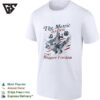 The Metric System Can’t Measure Freedom Bald Eagle American Flag Graphic T-Shirt
