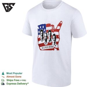 The Statler Brothers USA American Flag Patriotic Music Country Band Concert T-Shirt