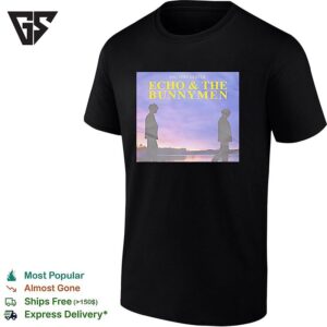 The Very Best Of Echo And The Bunnymen Album Cover Lakeside Silhouette Poster T-Shirt