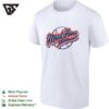 Toledo Mud Hens Baseball Script Logo Americana Stars And Stripes Lettering T-Shirt