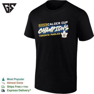 Toronto Marlies Calder Cup Champions 2026 Blue T-Shirt