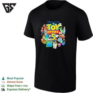 Toy Story 5 Disney Pixar Character Collage T-Shirt