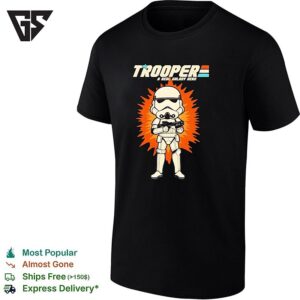Trooper A Real Galaxy Hero Star Wars Gi Joe Parody Mashup Fan Art Premium Cotton T-Shirt