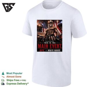 Ufc Main Event Soldier Mascot White House Fighting Poster T-Shirt