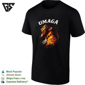 Umaga Wwe Wrestler Crest T-Shirt