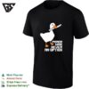 Untitled Goose Game Peace Was Never An Option Pixel Art Design Funny Meme T-Shirt