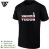Vamos Todos Mexico Seleccion Nacional Black Red Bold T-Shirt