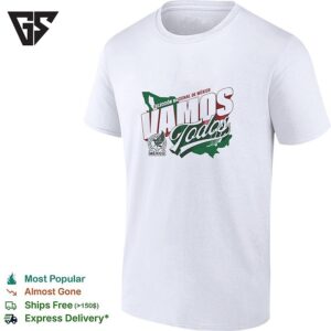 Vamos Todos Mexico Seleccion Nacional White Map Version T-Shirt