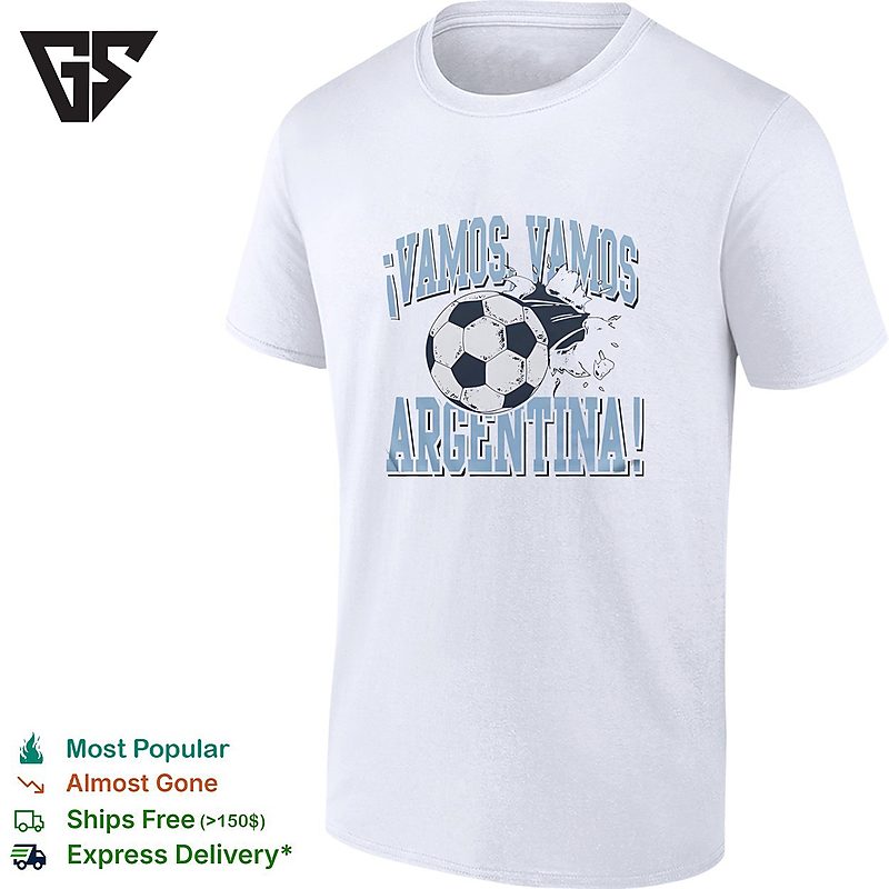 Vamos Vamos Argentina Soccer Ball T-Shirt Vamos Vamos Argentina Soccer Ball T-Shirt