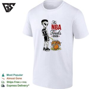 Victor Wembanyama Peeing On Alien Cartoon Anti Knicks Finals 2026 T-Shirt