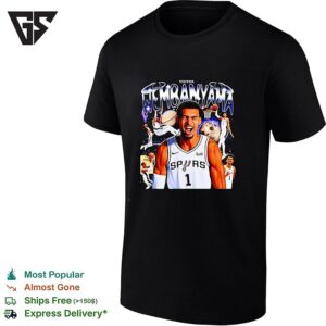 Victor Wembanyama San Antonio Spurs Alien Vintage Bootleg Graphic Finals 2026 T-Shirt