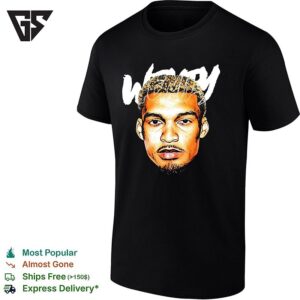 Victor Wenby Basketball Player Portrait Big Head Bold Art T-Shirt