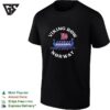 Viking Row Noway Ship With A Norwegian Flag Sail And Soccer Balls Along The Side T-Shirt