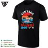 Vintage August 1995 Jet Ski Watercraft Tropical Sunset Ocean Beach Summer T-Shirt