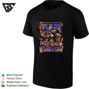 We Bleed Orange And Blue Fan Crew T-Shirt
