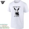 Who The Fuck Is Alice Rabbit Smoking A Cigarette Funny Parody Art T-Shirt