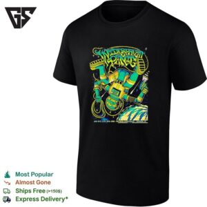 Widespread Panic Red Rocks Amphitheatre 2026 Astronaut Concert Poster T-Shirt
