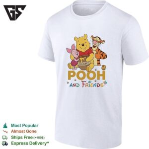 Winnie The Pooh Piglet And Tigger And Friends Honey Pot Vintage T-Shirt