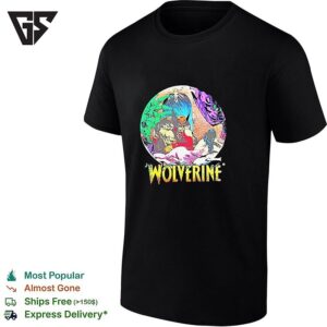 Wolverine With Wo Vintage Illustration T-Shirt