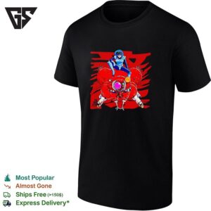 Woman Riding Red Robot Ghost In The Shell T-Shirt