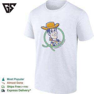 Woody Toy Story Legend Of The West Lasso Portrait T-Shirt